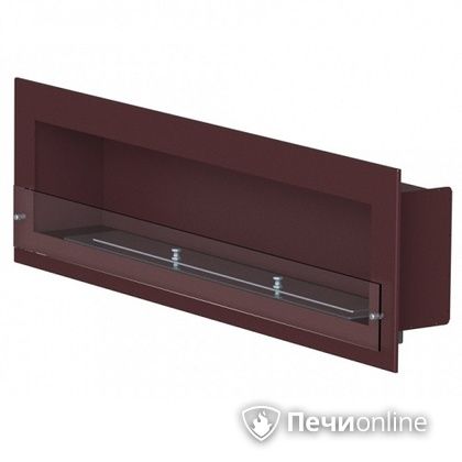 Биокамин ЭкоЛайф Window 800 Glass black burgundy в Берёзовском